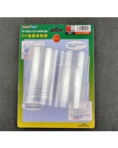 Master Tools 09993  PP Paint Cup with Lid - S-size 28cc (12pcs)