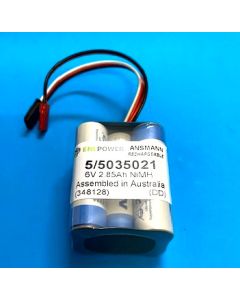 Family Land 5035021-5 NiMh Batt 2850mAh 6V Hump Pack w/Futaba and JST Connectors