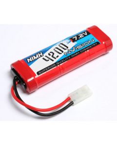 nVision 1002 NiMH 4200mAh 7,2V Stick w/Tamiya Plug 14 AWG