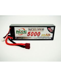 NXE 2S5000 7.4V 5000mAh 45C Hard case Lipo w/Deans Connector