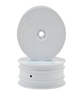Proline 2767-04 Velocity 2.2 White 4WD 12mm Front Buggy Wheel, XB4, 2pcs 1/10