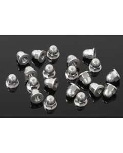 RC4WD Z-S1722 M3 Flanged Acorn Nuts (Silver)