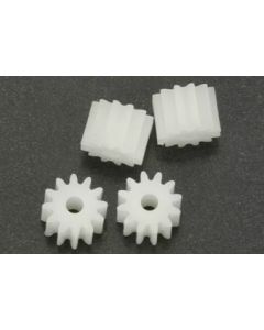 Scaleauto SC-1012 Nylon Pinion 12T  Dia. 7.25mm (M50 for Motor Shaft 2mm/ 4pcs)