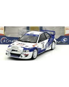 Solido 1807403 Subaru Impreza S5 WRC '99 - Rally Azimut Di Monza 2000 - V.Rossi/ C.Cassina #8 1/18