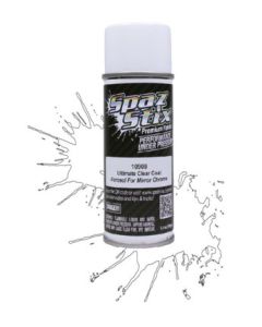 Spaz Stix 10909 Ultimate Clear Coat Aerosol Polycarbonate 3.5oz - for Mirror Chrome