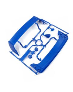 Tamiya 0004134 H Parts - Rear Wing (Pearl Blue - for '98/'99 Tamiya 1/10 RC SUBARU IMPREZA WRC