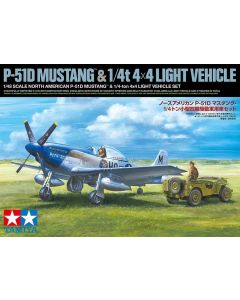 Tamiya 25205 P-51D Mustang & 1/4t 4x4 Light Vehicle 1/48