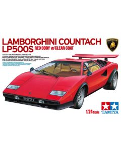 Tamiya 25419 Lamborghini Countach LP500S Red Body w/ Clear Coat 1/24