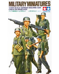 Tamiya 35184 German Machine Gun Crew On Maneuver 1/35
