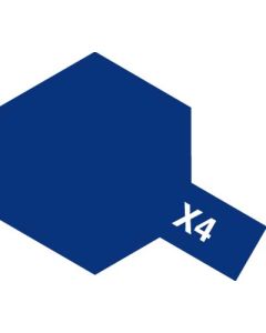 Tamiya 80004 Enamel X-4 Blue - 10ml Bottle