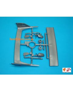 Tamiya 9000743 H Parts - Mirror & Wing for Nissan GTR R33