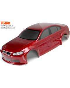 Team Magic 503316DRA E4D BMW 320 Painted Body Dark Red 1/10