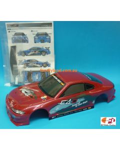 Team Magic 503319DPK  1/10 Touring / Drift Silvia S15 - 190mm - Painted Body - holed - Deep Pink
