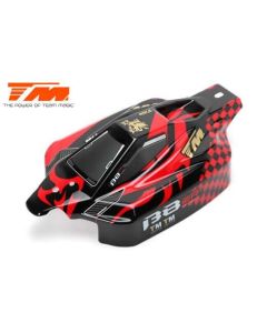 Team Magic 561448RBK B8ER  Painted Body RED/BLACK 1/8