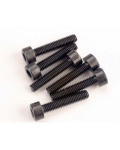 Traxxas 2586 Head screws, 3x15mm cap-head machine (hex drive) (6) (TRX 2.5)