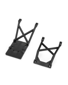 Traxxas 3623-BLK Skid plates, front & rear (black)