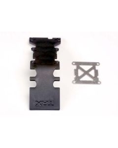 Traxxas 4938 Skidplate, rear plastic/ stainless steel plate