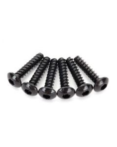 Traxxas 8299 Screws, 2.6x12mm button-head, self-tapping (hex drive) (6)