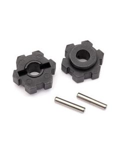 Traxxas 8956 Wheel hubs, hex (2)/ 2.5x14 pins (2)