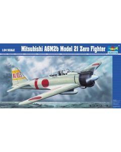Trumpeter 02405 Mitsubishi A6M2b Model 21 Zero Fighter 1/24