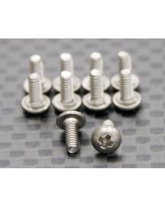 GPM Racing TW2306 TITANIUM ROUND HEAD SCREW M3x6mm - 10PCS